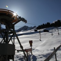 Schlepplift Tenna im gleichnamigen Ort (Städeli), April 2010