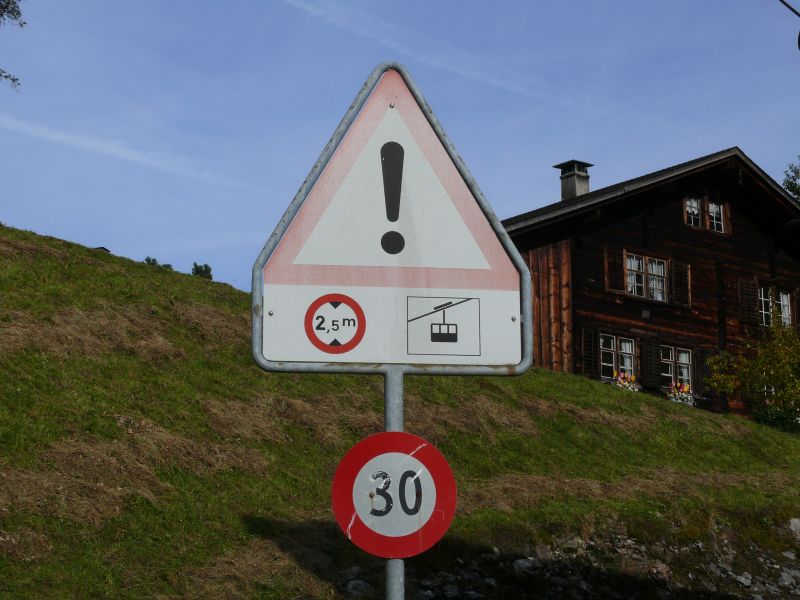 Luftseilbahn Luchsingen-Brunnenberg, Oktober 2008