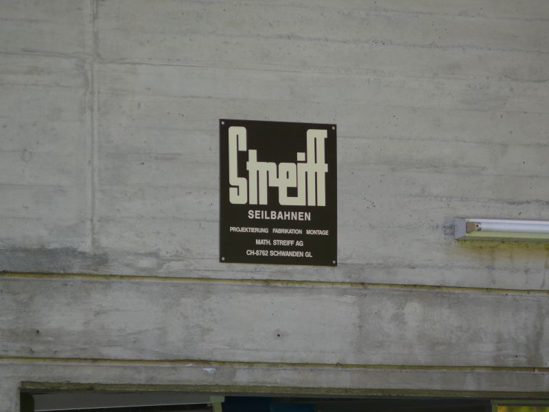Luftseilbahn Matt-Weissenberg in Matt, Oktober 2008