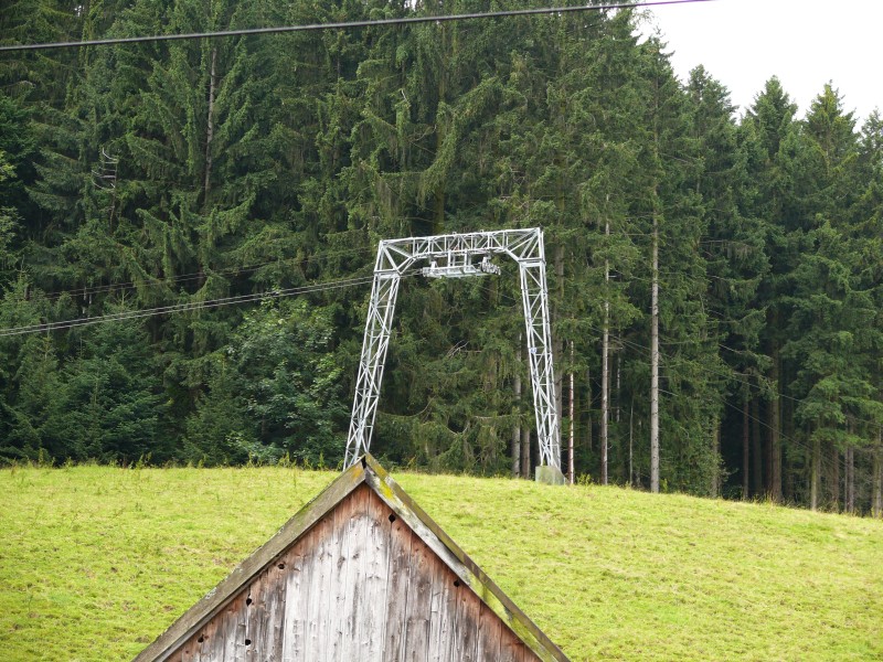 Schlepplift Oberegg-St. Anton (Garaventa) in Oberegg, Juli 2008