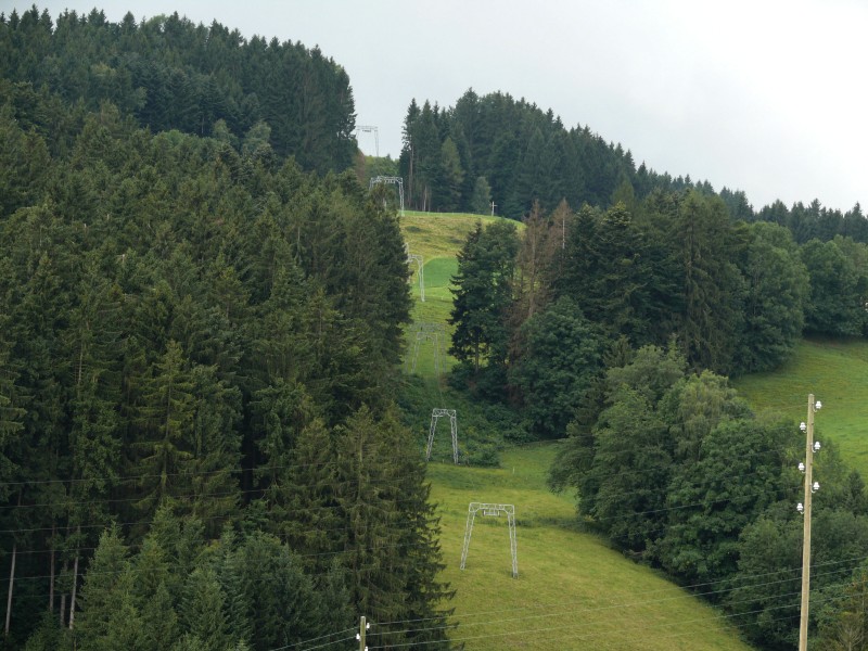 Schlepplift Oberegg-St. Anton (Garaventa) in Oberegg, Juli 2008