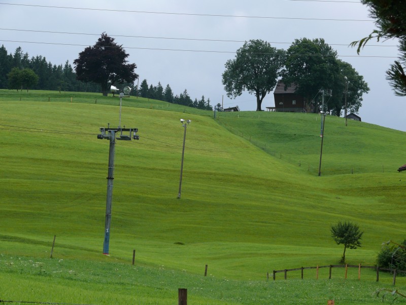 Schlepplift Vögelinsegg (Brändle) in Speicher, Juli 2008
