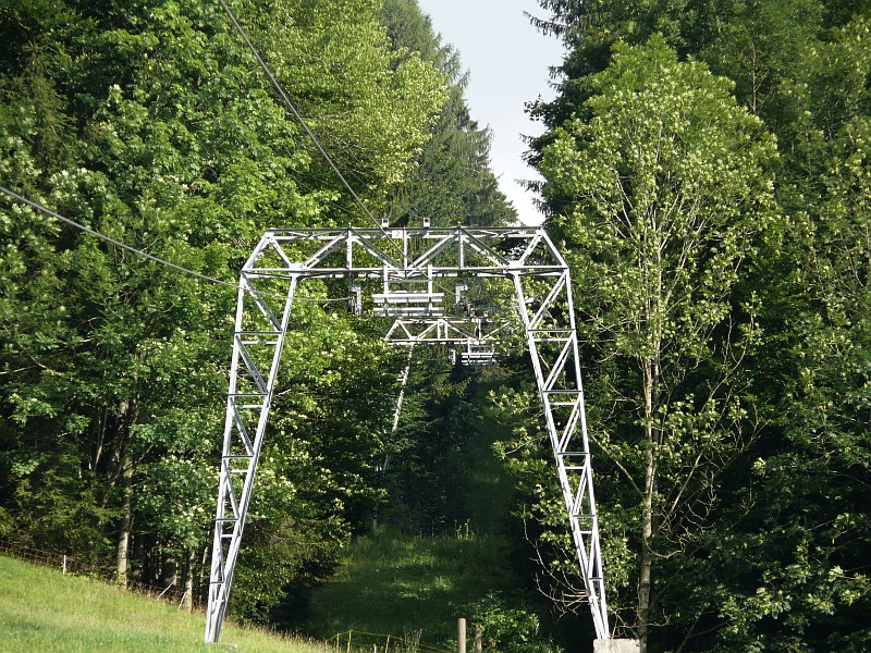 Schlepplift Sölzer-Osteregg (Sameli-Huber/Garaventa) in Urnäsch, Juli 2008