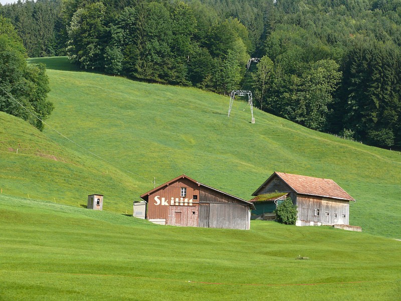 Schlepplift Sölzer-Osteregg (Sameli-Huber/Garaventa) in Urnäsch, Juli 2008