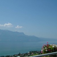 Blick auf den Genfer See, Juli 2006