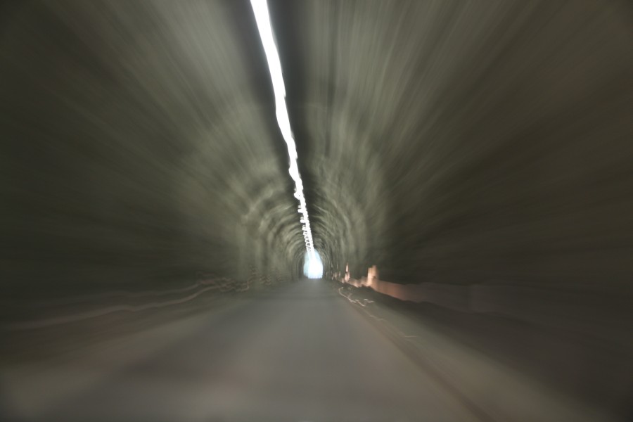 Tunnel im Val de Bagnes, August 2011