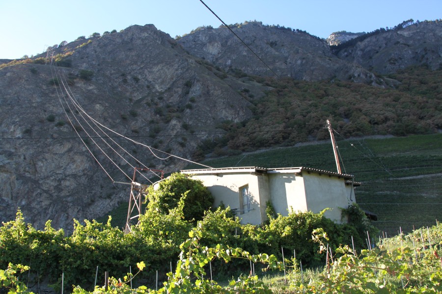 Ehemalige Transportbahn Mazembroz-Bleudon in Fully, August 2011