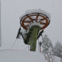 Schlepplift Les Ombrins (Städeli) in Conthey, März 2008