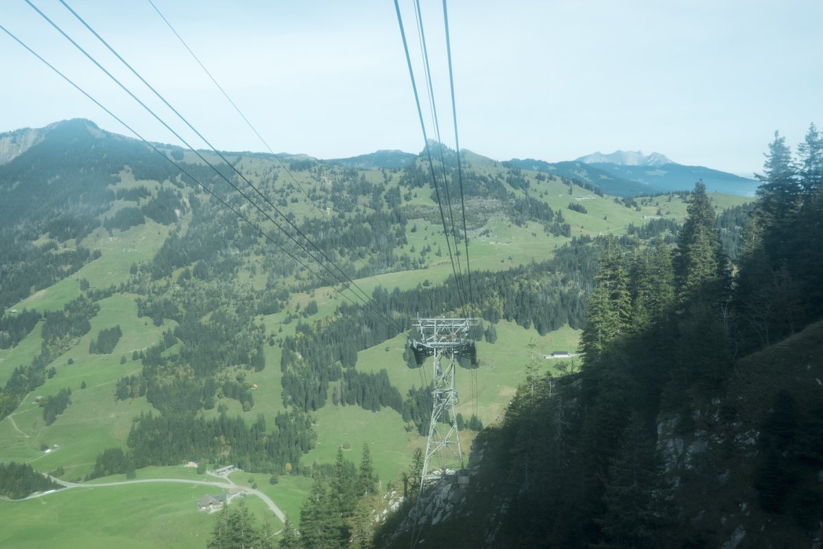 Luftseilbahn Sörenberg-Brienzer Rothorn, Oktober 2021