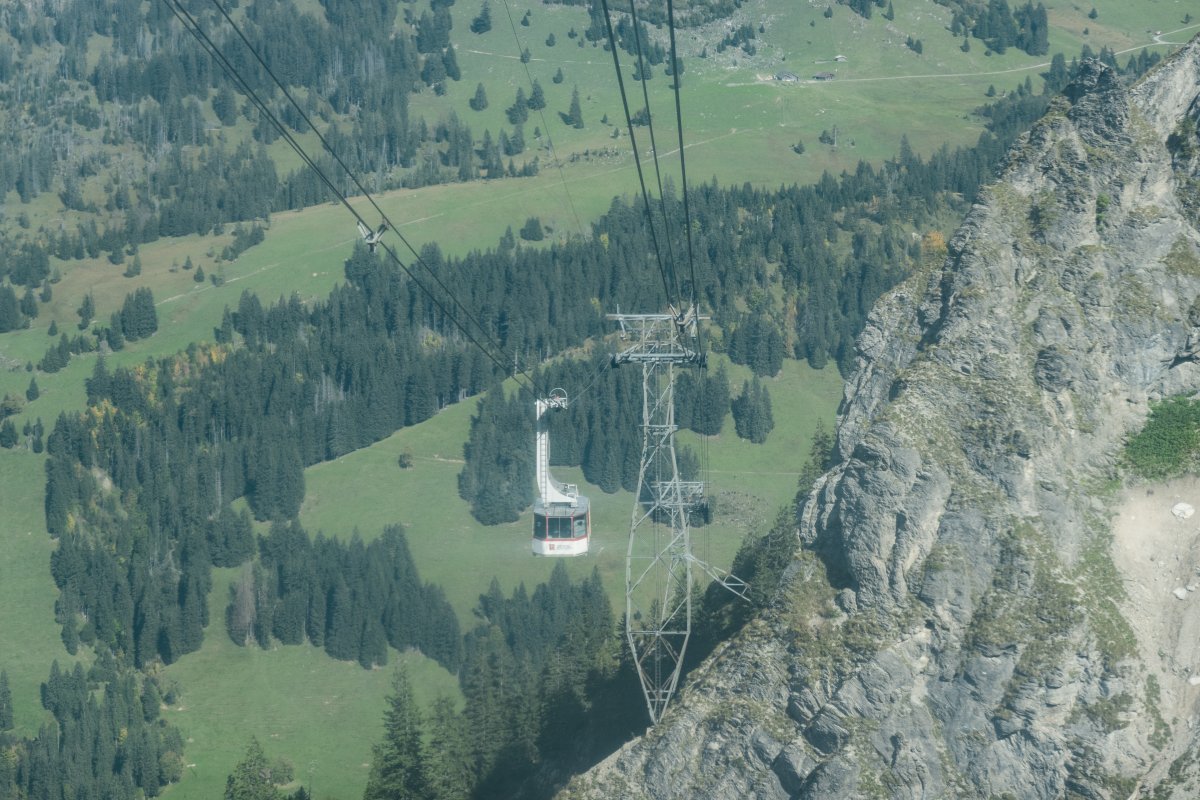 Luftseilbahn Sörenberg-Brienzer Rothorn, Oktober 2021