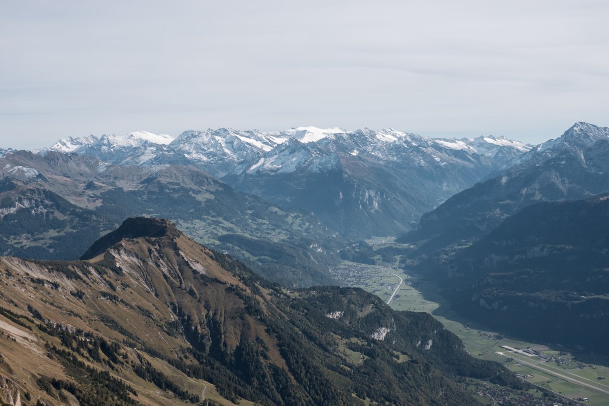 Panorama vom Brienzer Rothorn, Oktober 2021