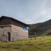 Talstation des Schlepplifts Hundsknubel, Oktober 2021