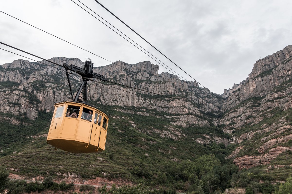 Luftseilbahn Aeri de Montserrat, September 2018
