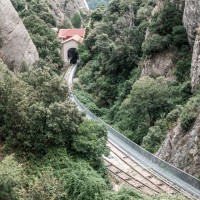 Standseilbahn Santa Cova, September 2018