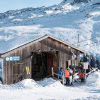 Talstation des Schlepplifts Tanatzhöhi, Dezember 2023