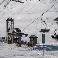 Talstation der Sesselbahn Tamboalp-Tanatzhöhi, Dezember 2023