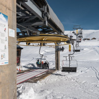 Talstation der Sesselbahn Tamboalp-Tanatzhöhi, Dezember 2023