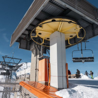 Bergstation der Sesselbahn Tamboalp-Tanatzhöhi, Dezember 2023