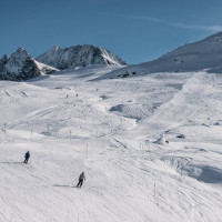 Abfahrt an der Sesselbahn Tamboalp-Tanatzhöhi, Dezember 2023