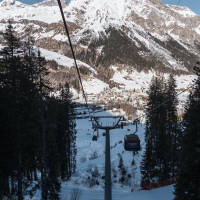 Kabinenbahn Splügen-Blachtaboda, Dezember 2023