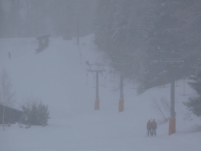 Schlepplift La Combe Verte, März 2008