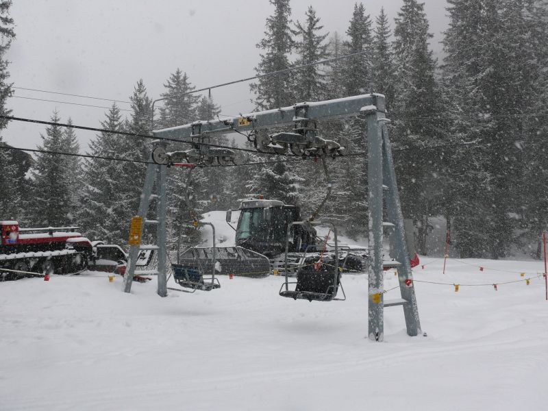 Sesselbahn Champex-Le Breya, März 2008