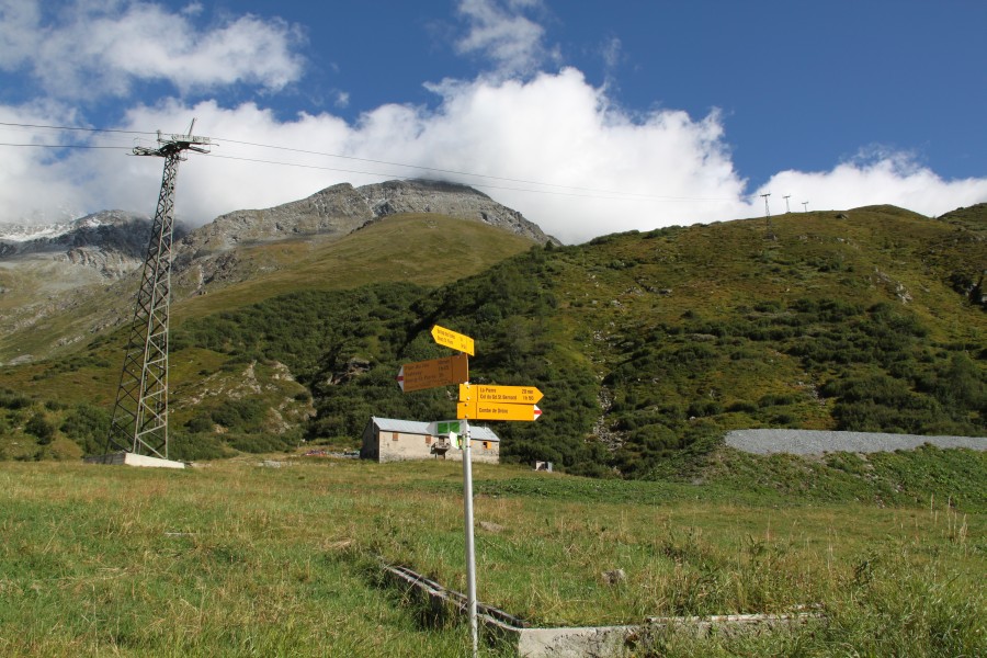 Skigebiet Super Saint-Bernard, August 2011