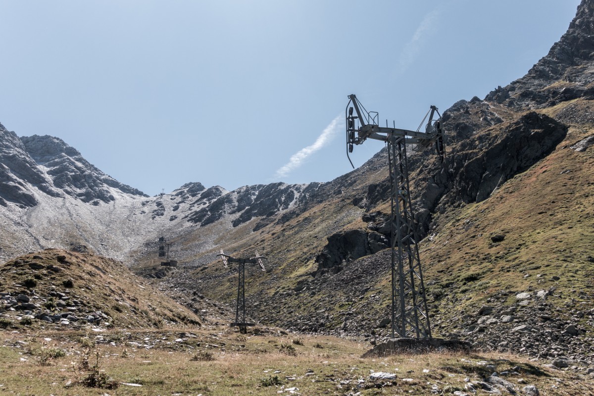 Kabinenbahn Bourg-Saint-Bernard-Col de Menouve, August 2018