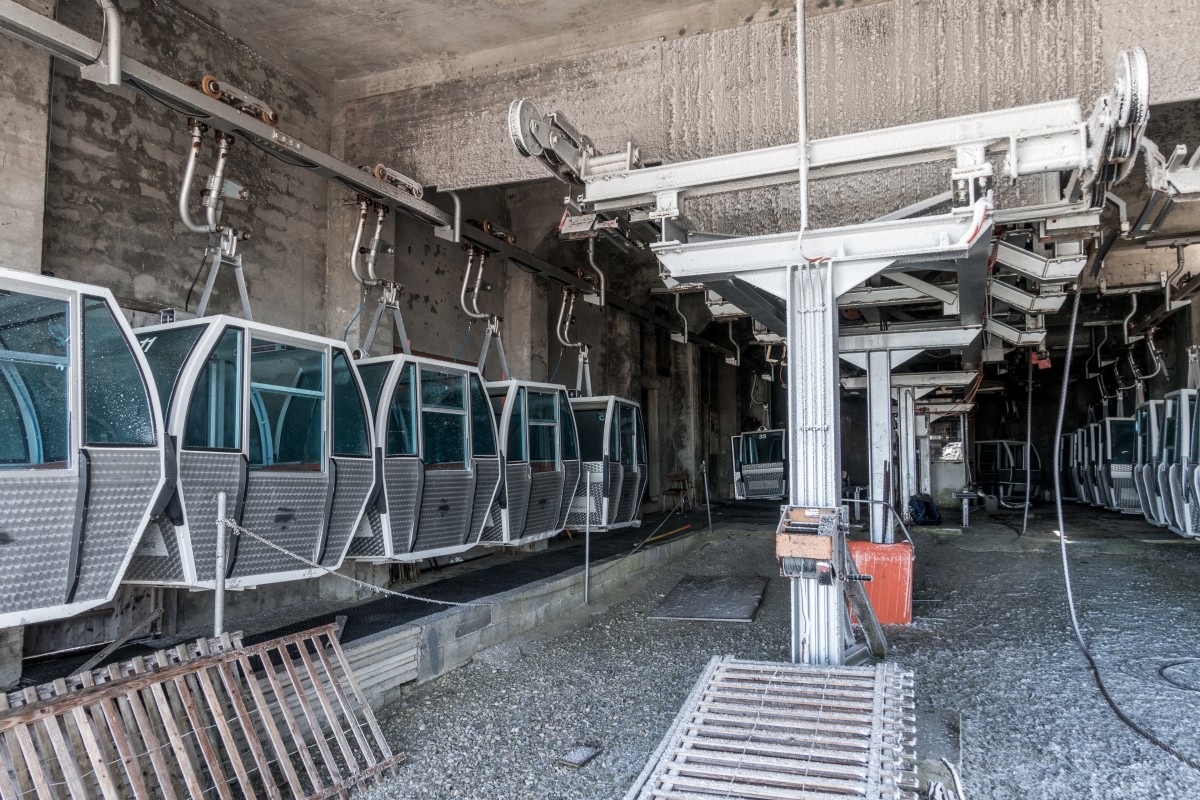 Kabinenbahn Bourg-Saint-Bernard-Col de Menouve, August 2018