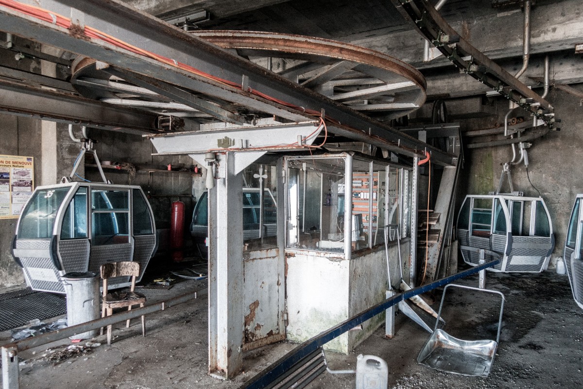 Kabinenbahn Bourg-Saint-Bernard-Col de Menouve, August 2018