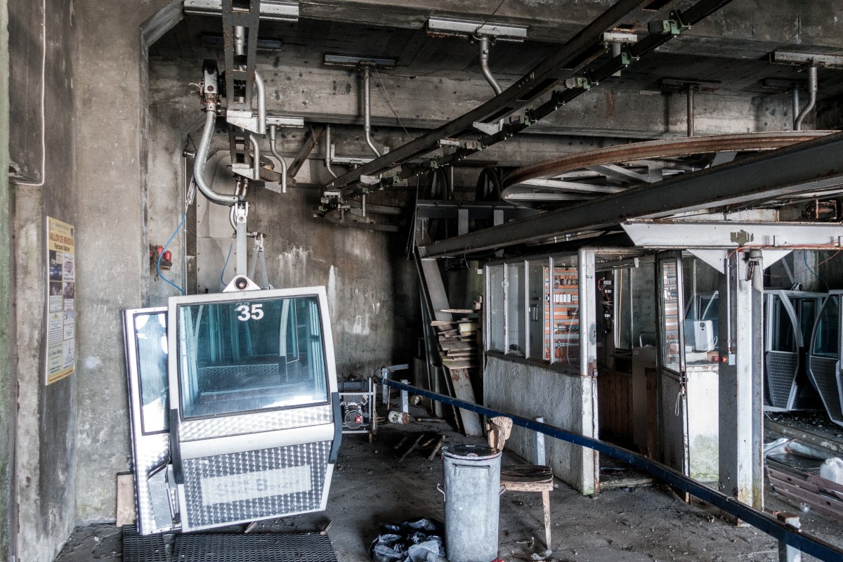 Kabinenbahn Bourg-Saint-Bernard-Col de Menouve, August 2018