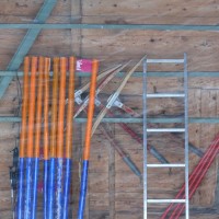 Talstation des ehemaligen Schlepplifts Le Barfay, März 2008