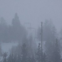 Zweite Sektion ist der Schlepplift Les Arpalles, ein sehr steiler Städeli-Schlepplift, März 2008