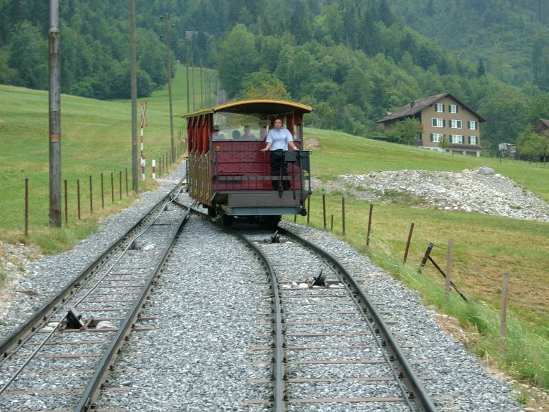 Standseilbahn Stans-Kälti, Juli 2006