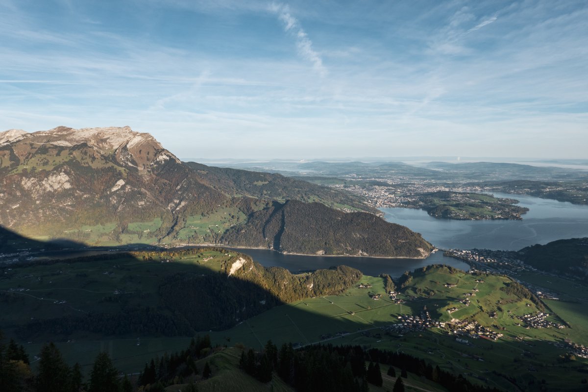 Ausblick aus der Stanserhornbahn