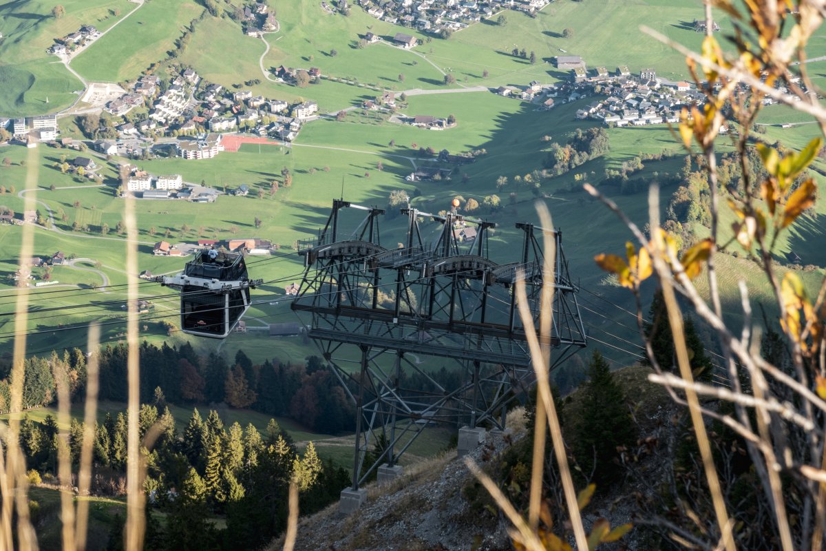 Cabrio-Seilbahn Stanserhornbahn