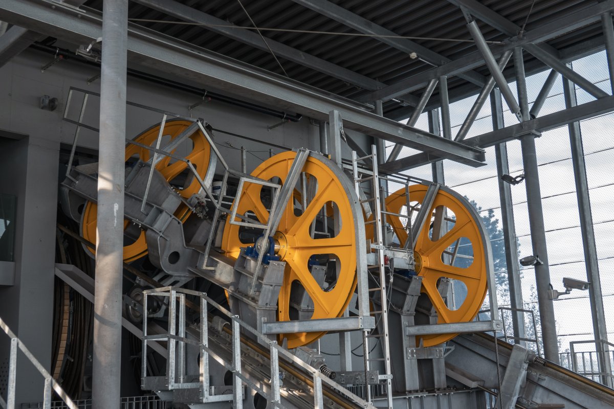 Bergstation der Luftseilbahn Kälti-Stanserhorn, Oktober 2022