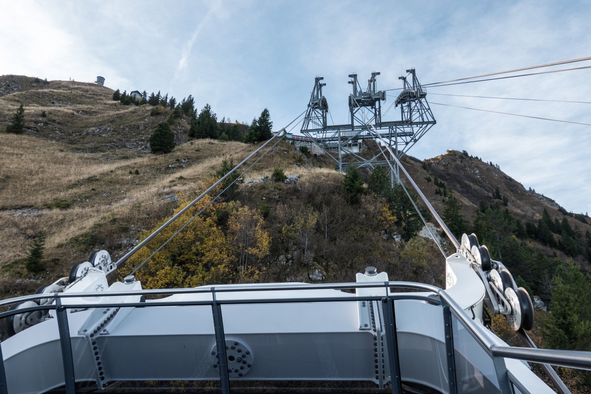 Ausblick aus dem Cabrio am Stanserhorn