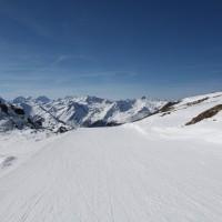 Piste am Schlepplift Bella Tola, Februar 2012