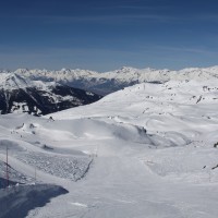 Herrliche Abfahrten am Schlepplift Bella Tola, Februar 2012