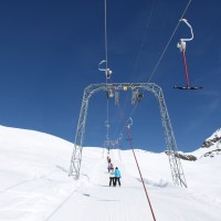 Schlepplift Col des Ombrintzes, Februar 2012