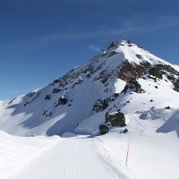 Geniale, abgelegene Abfahrt vom Col des Ombrintzes in den Teilsektor Chandolin, Februar 2012