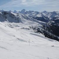 Panorama vom Illhorn Richtung Süden, Februar 2012