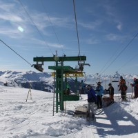 Talstation des Schlepplifts Les Etables, Februar 2012