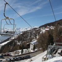 Sesselbahn Chandolin-Le Rotsé, Februar 2012