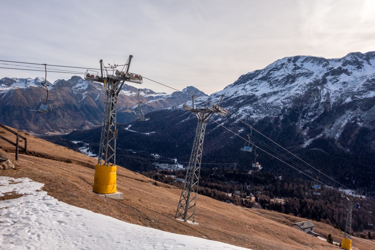 Sesselbahn Suvretta - Randolins in St. Moritz