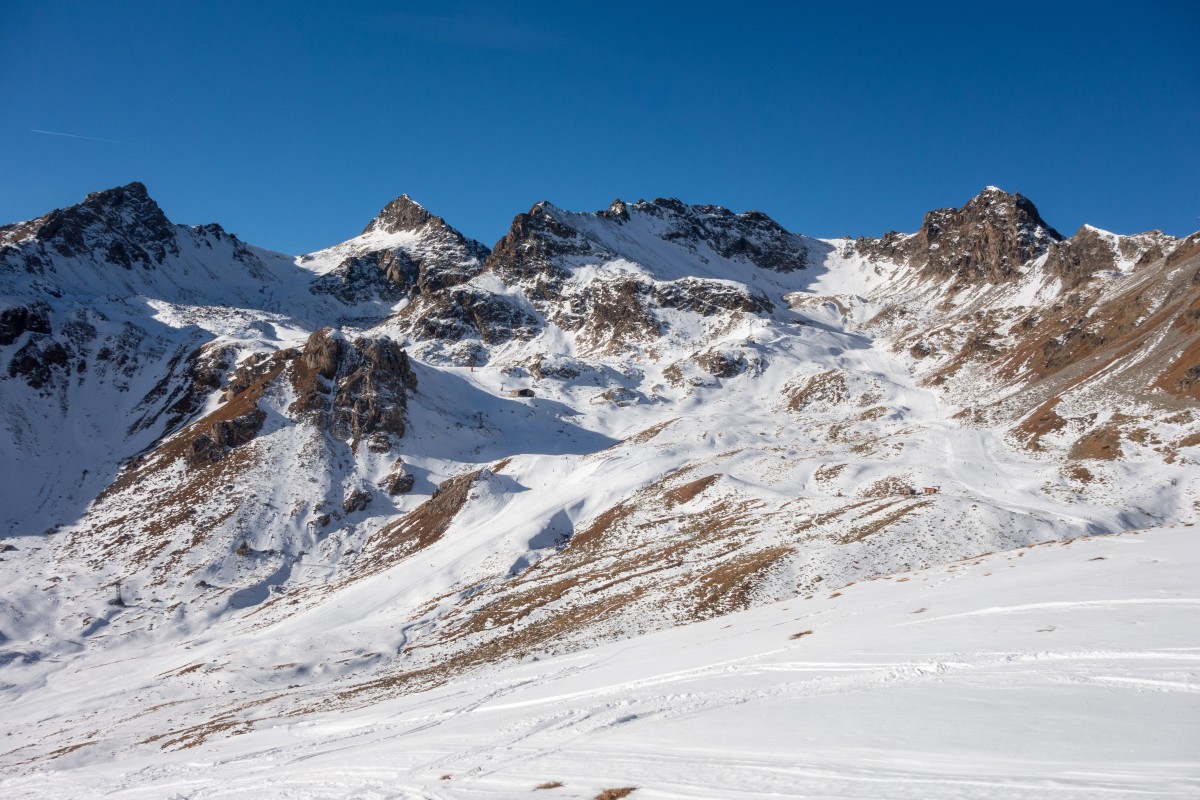 Skipisten Trais Fluors - Fuorcla Glüna