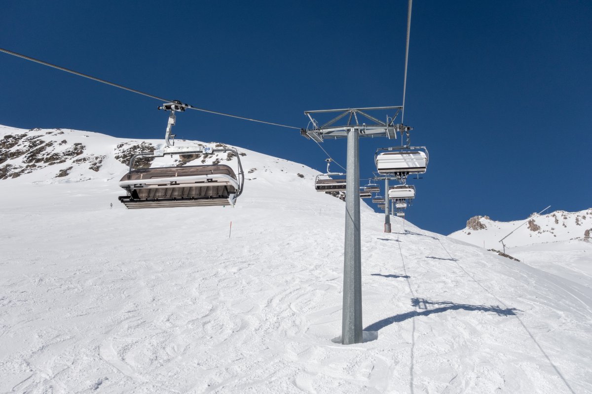 Sesselbahn Marguns-Trais Fluors, März 2019