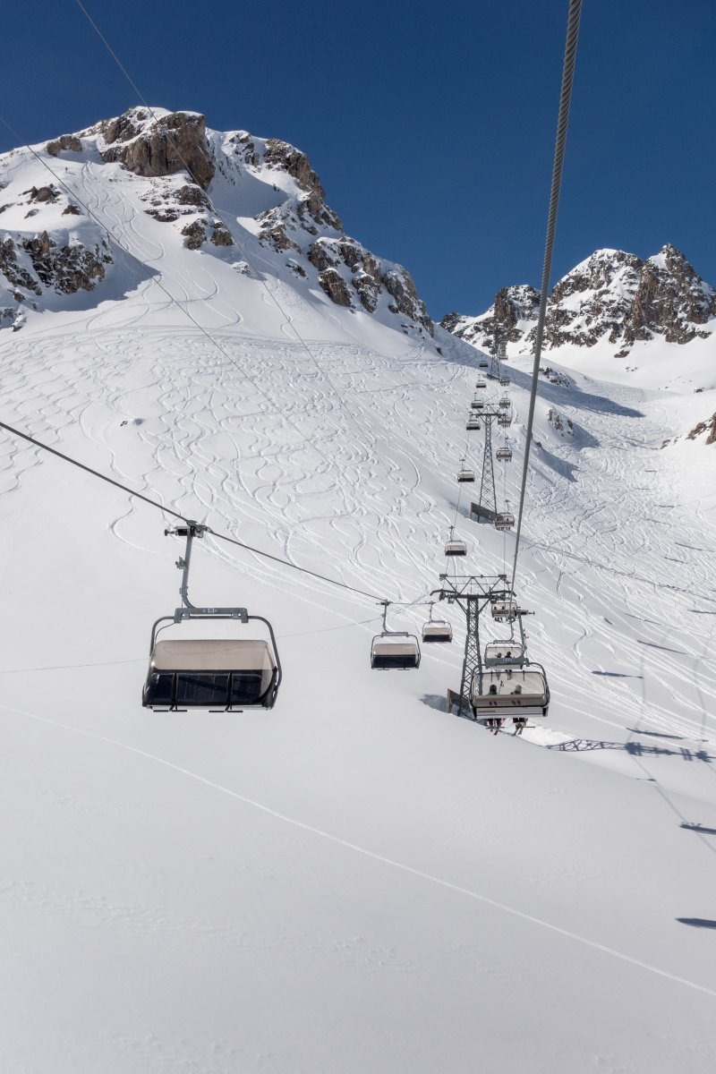 Sesselbahn Glüna-Fuorcla Glüna, März 2019