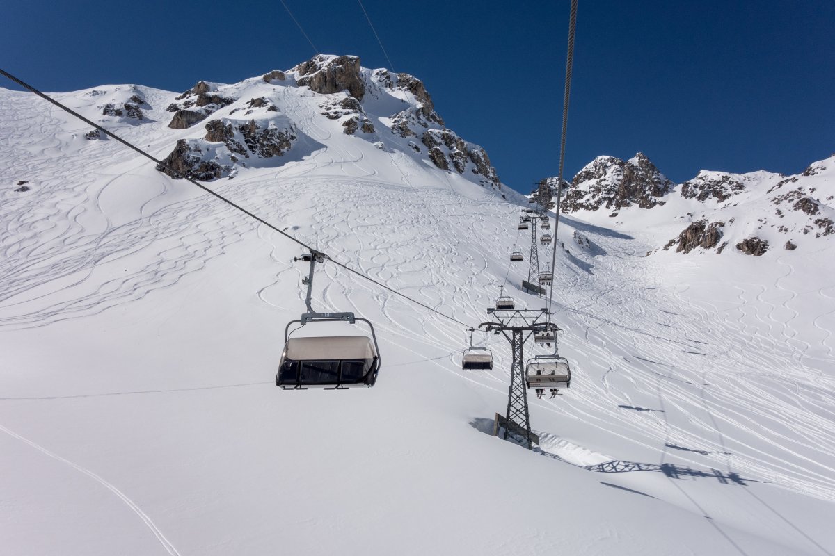 Sesselbahn Glüna-Fuorcla Glüna, März 2019